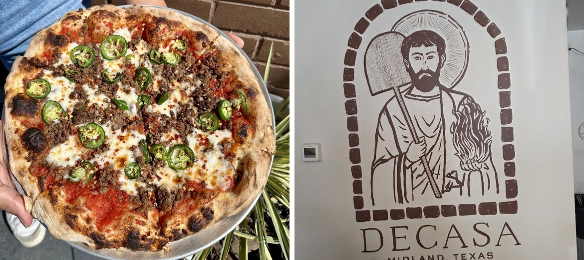 Decasa Wood-Fired Pizza Menu